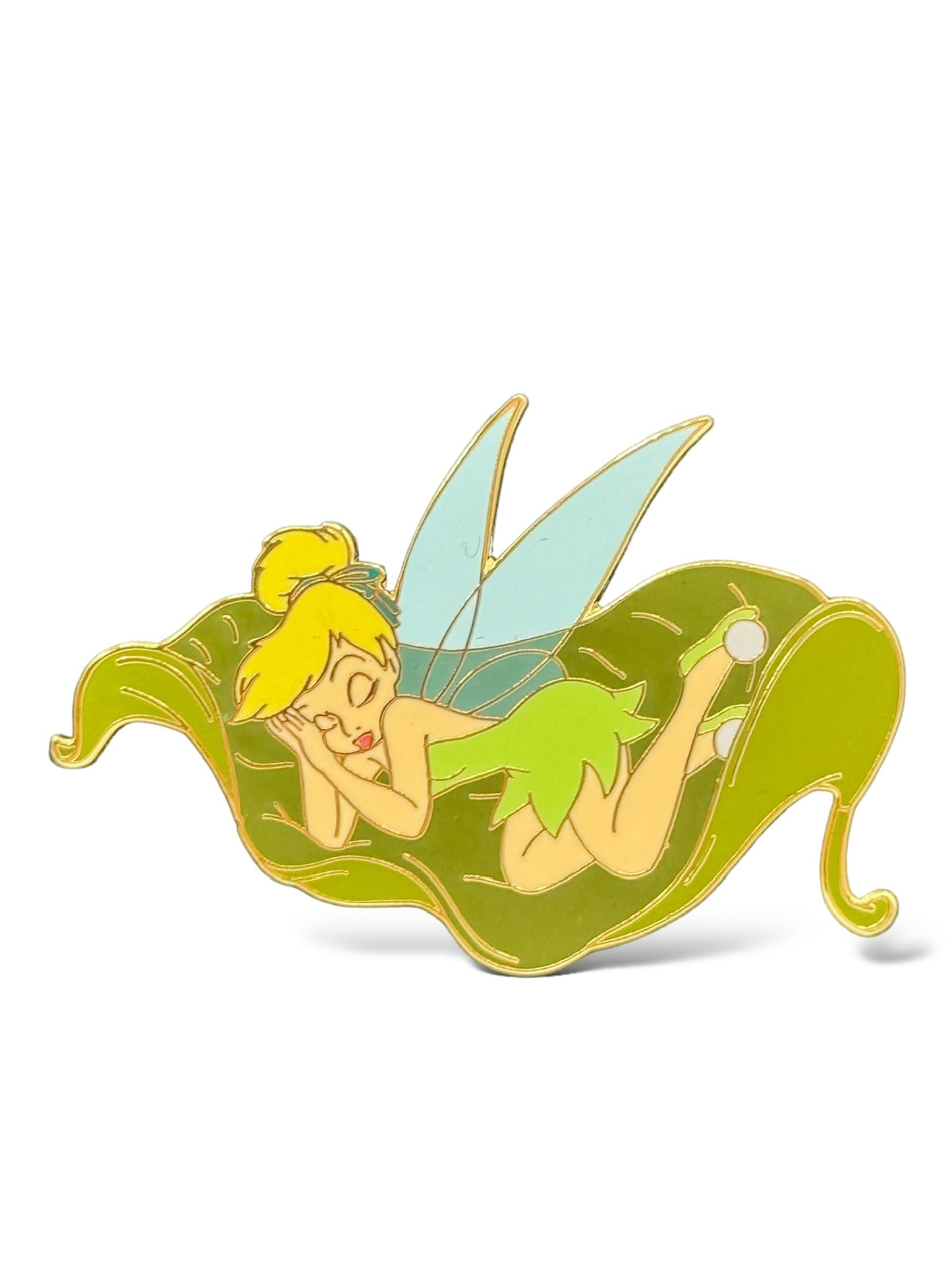 Disney Auctions Tinker Bell Sleeping on Leaf Pin