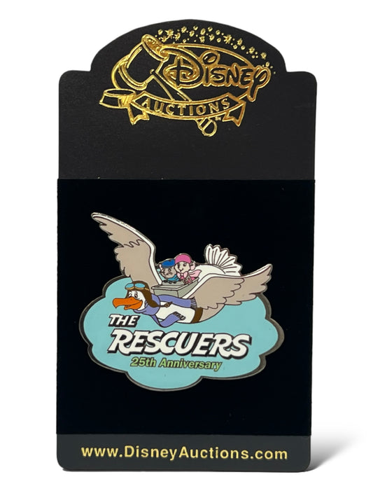 Disney Auctions 25th Anniversary The Rescuers Orville, Bernard, and Bianca Pin