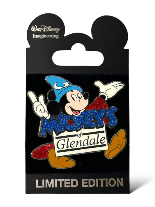 WDI Mickey's of Glendale Sign Sorcerer Mickey Pin