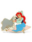 WDI Heroines with Dogs Ariel and Max Pin