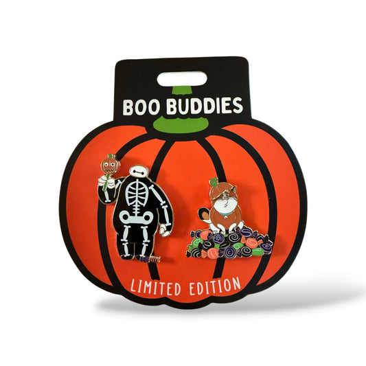 DSSH Boo Buddies Baymax and Mochi Pin Set