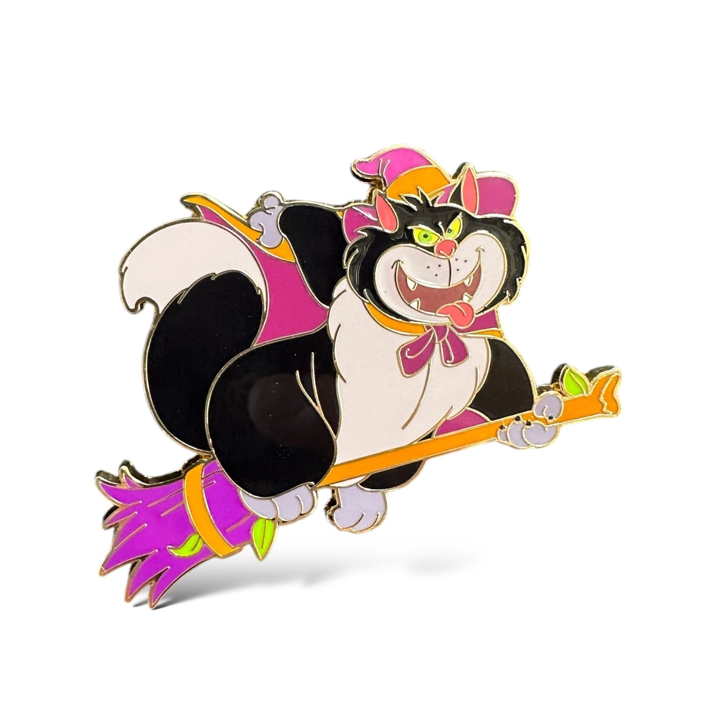 DLRP Halloween Flying A Broom Lucifer Pin