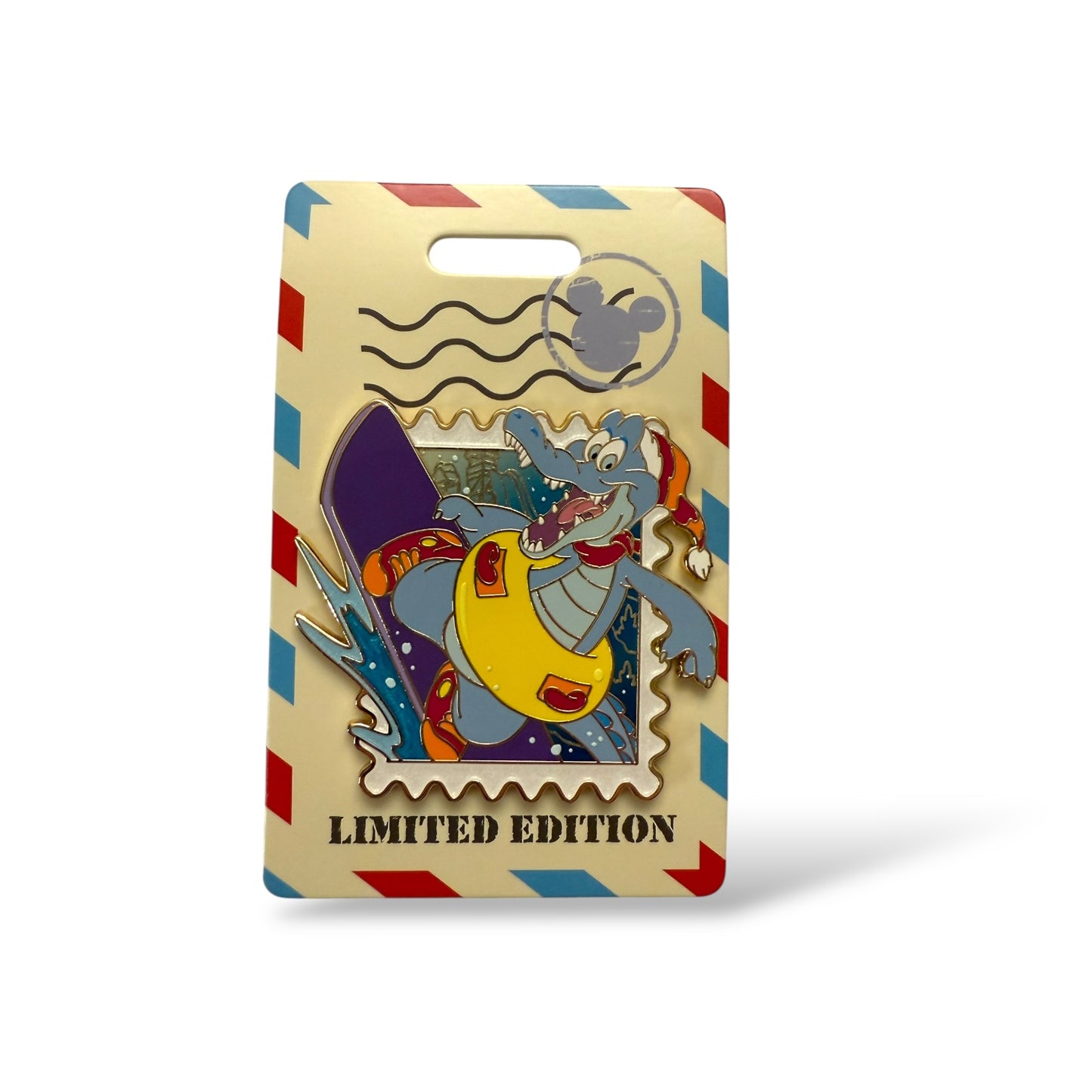 WDI Disney Park Stamps Ice Gator Pin