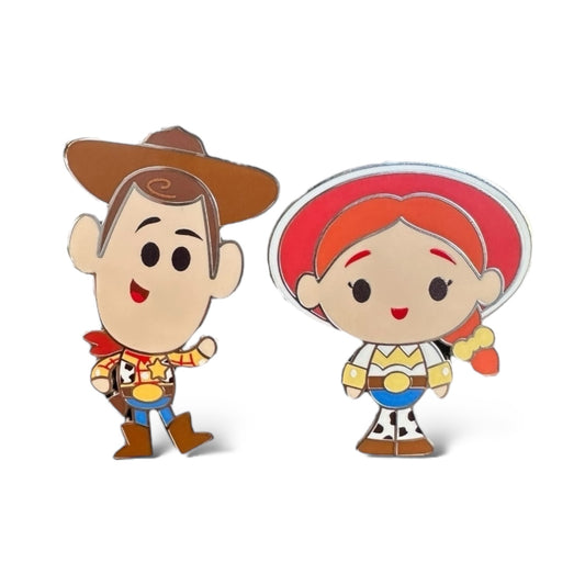 DLRP Chibi Toy Story Woody and Jessie 2 Pin Set