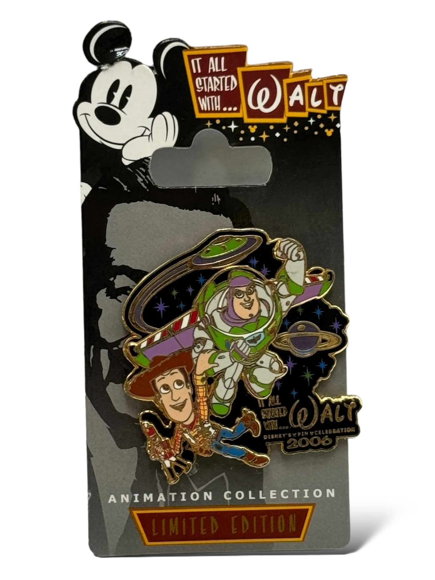 WDW It All Started With Walt Animation Toy Story Pin