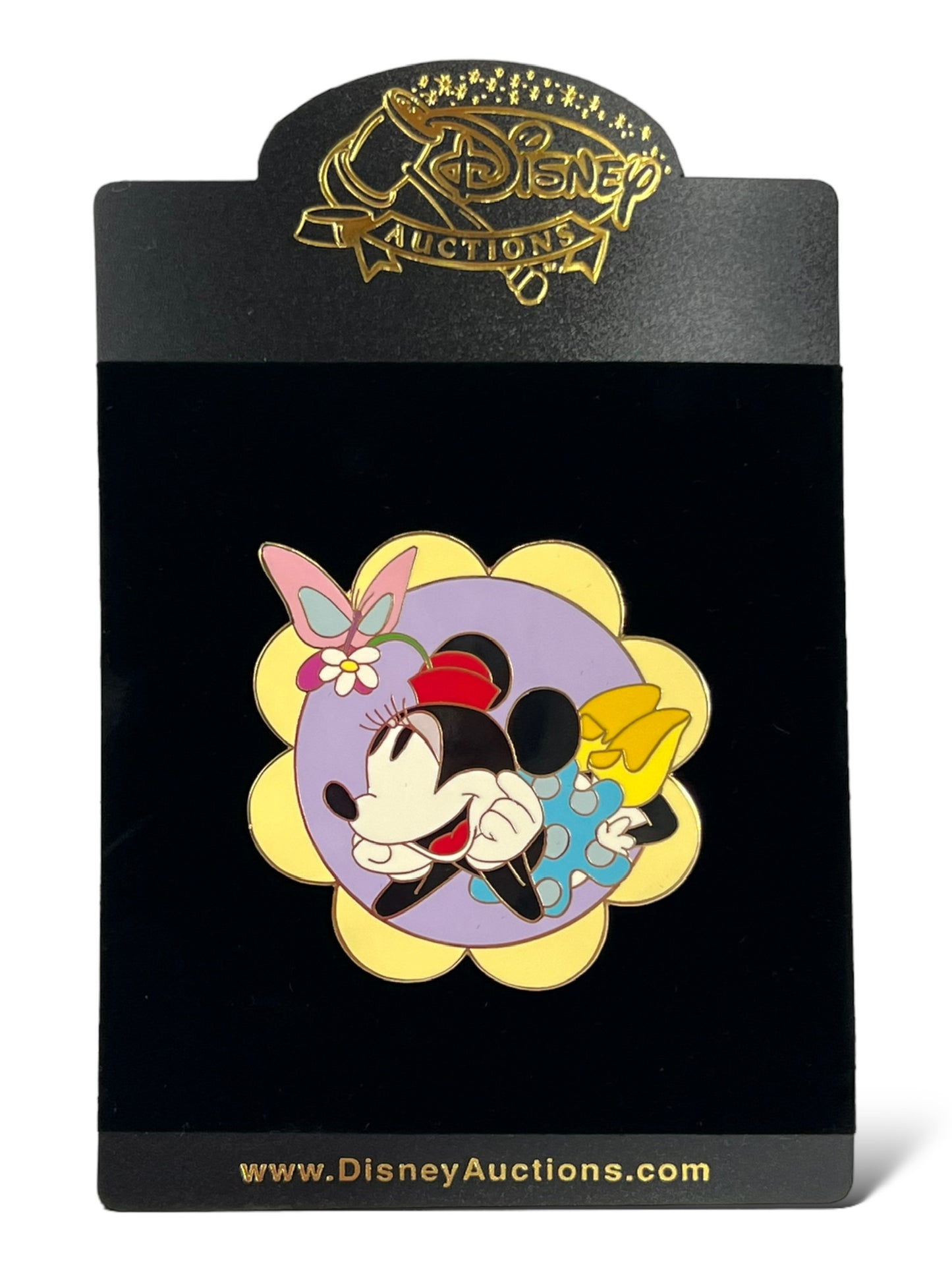 Disney Auctions Spring Flowers Minnie Pin