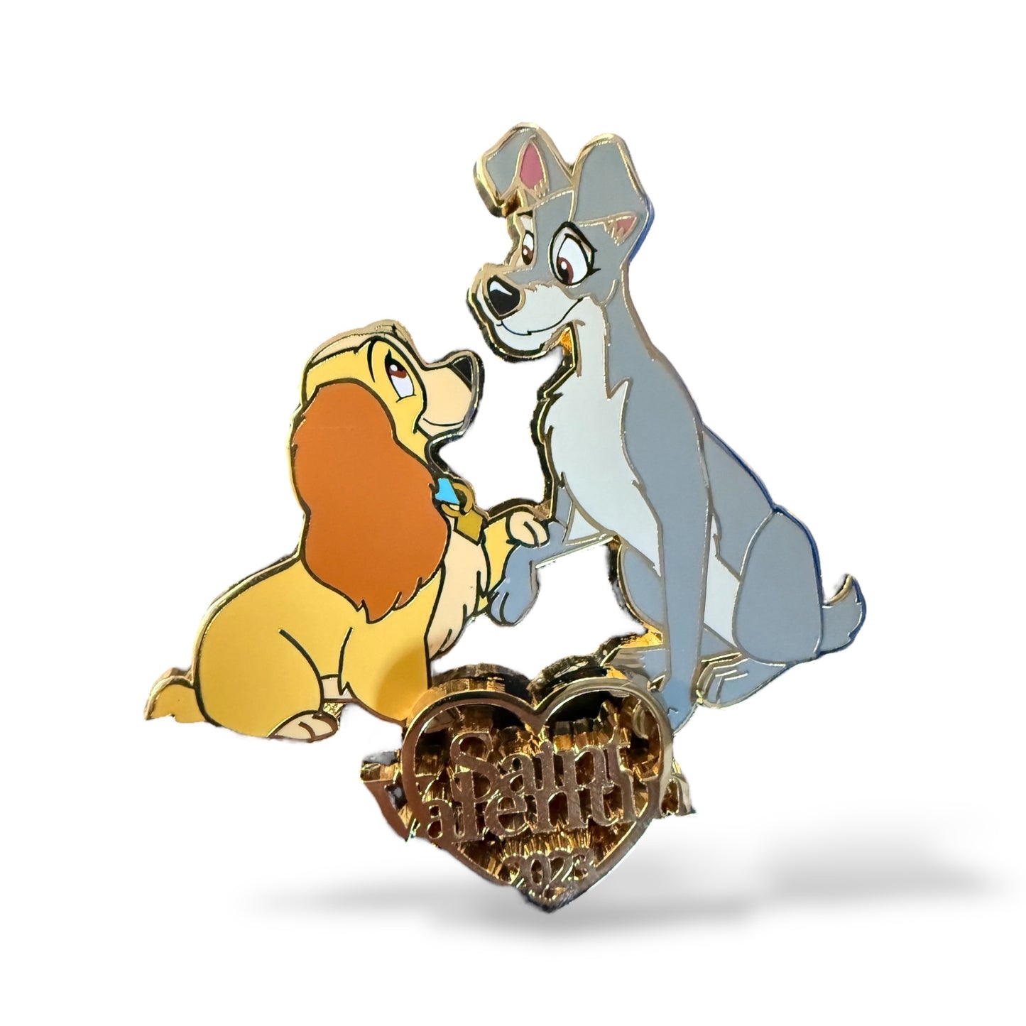 DLRP Lady and Tramp Valentine Day Pin