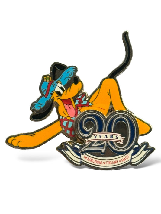 TDR 20th Anniversary Pluto Pin