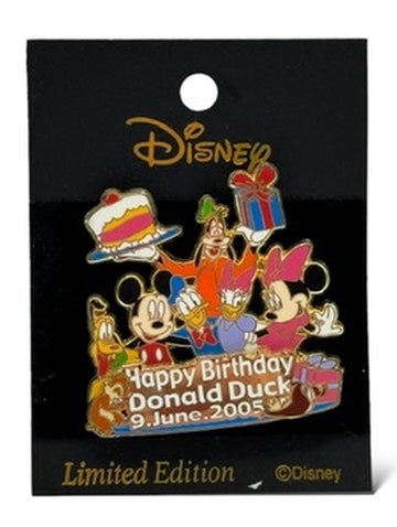 JDS Happy Birthday Donald 2005 The Whole Gang Pin