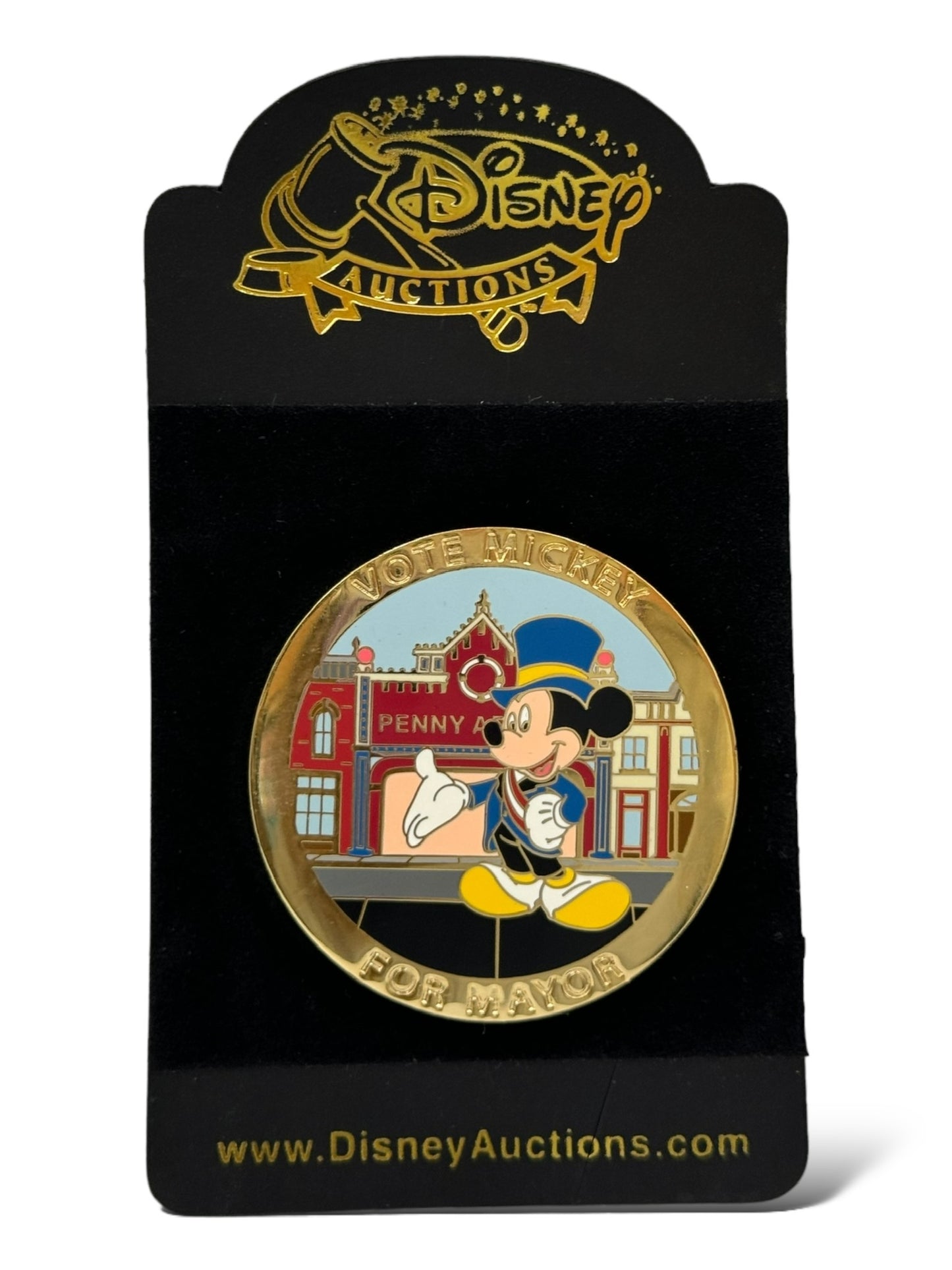 Disney Auctions Mickey For Mayor Pin