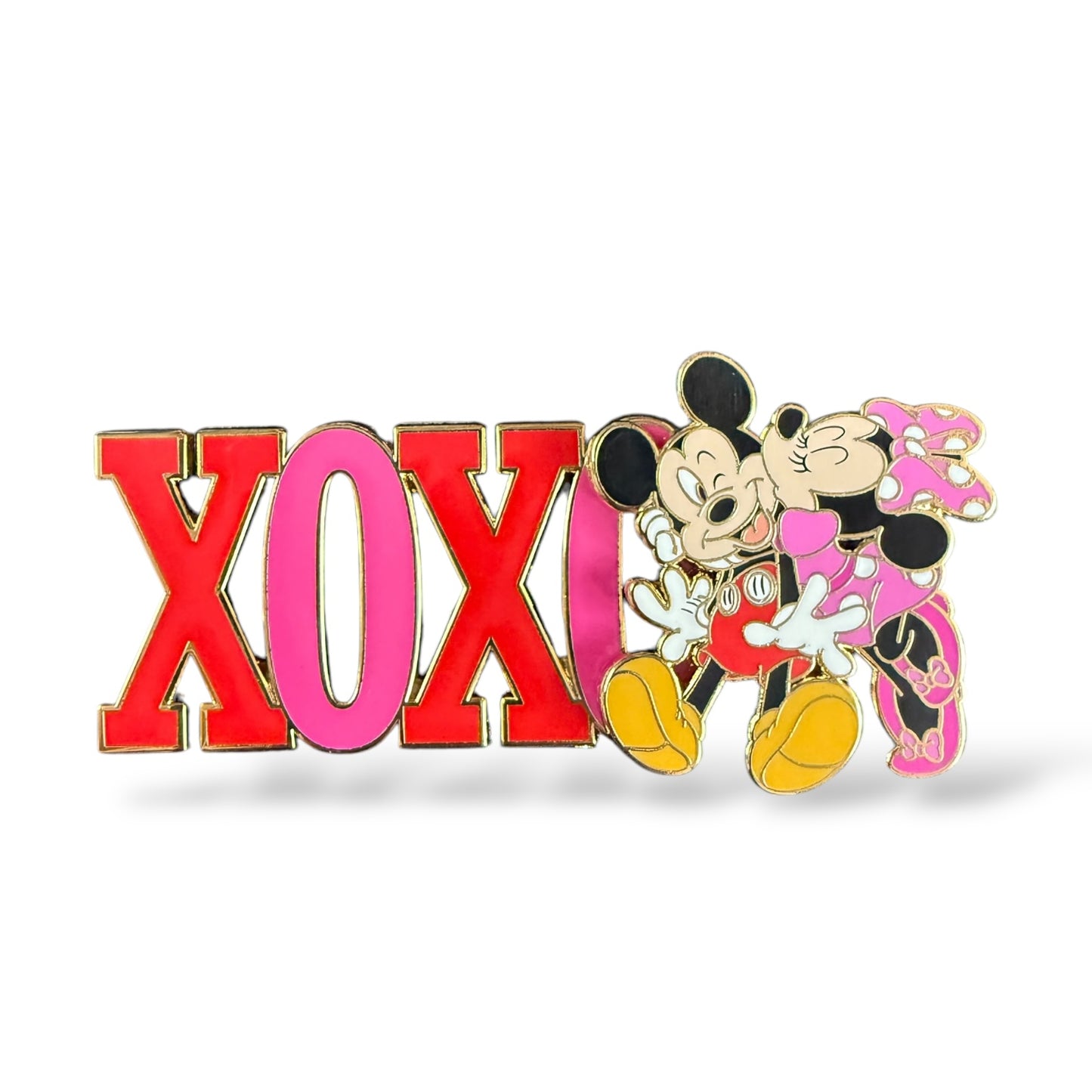 DSSH XOXO Valentine's Day Mickey and Minnie Pin