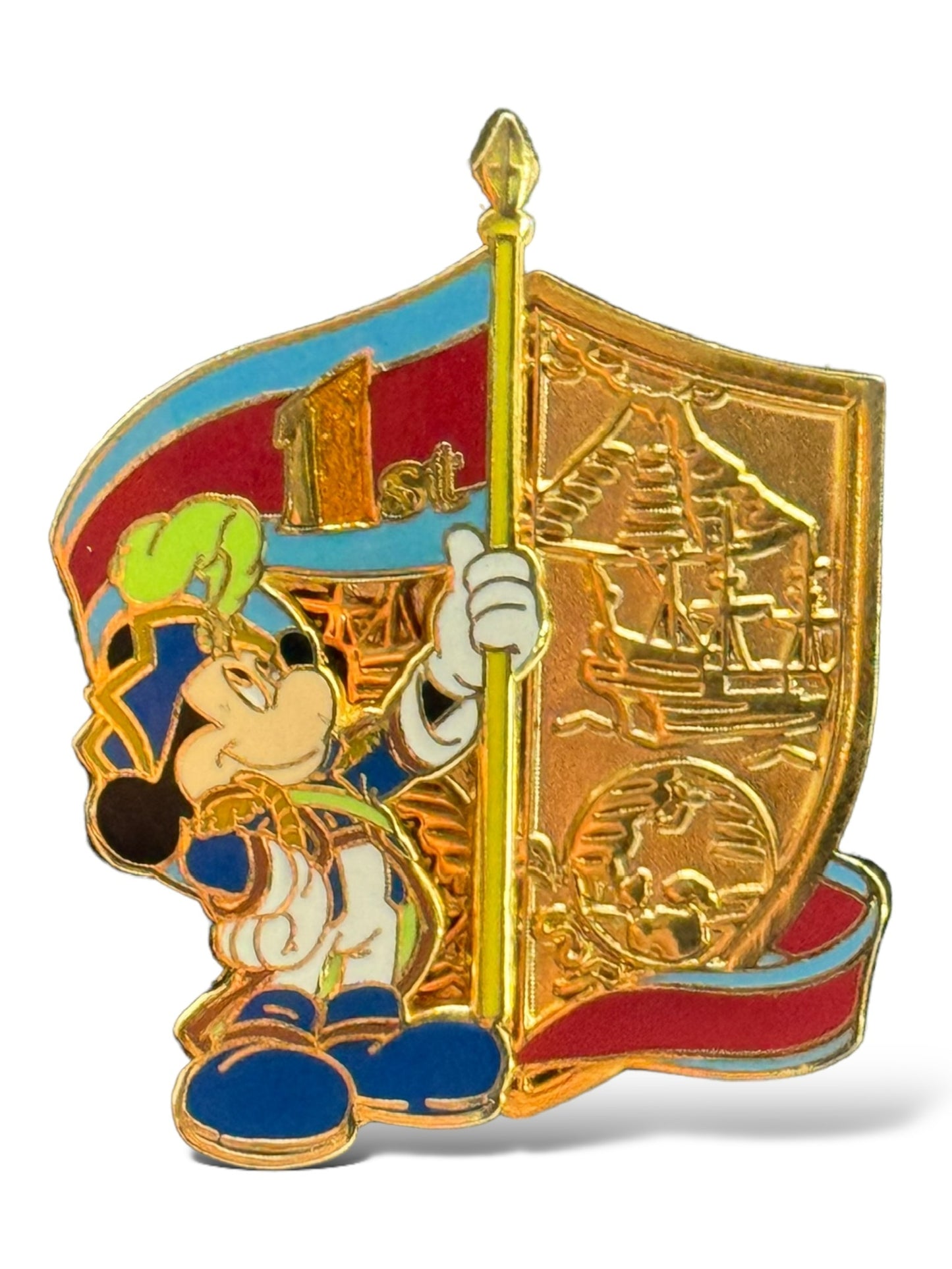 TDR 1st Anniversary Mickey Mouse Captain Slider Pin