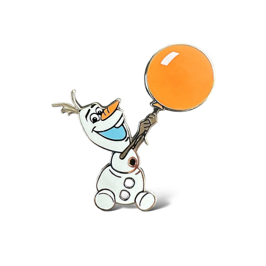 DLRP Character Balloons Olaf Orange Balloon Pin