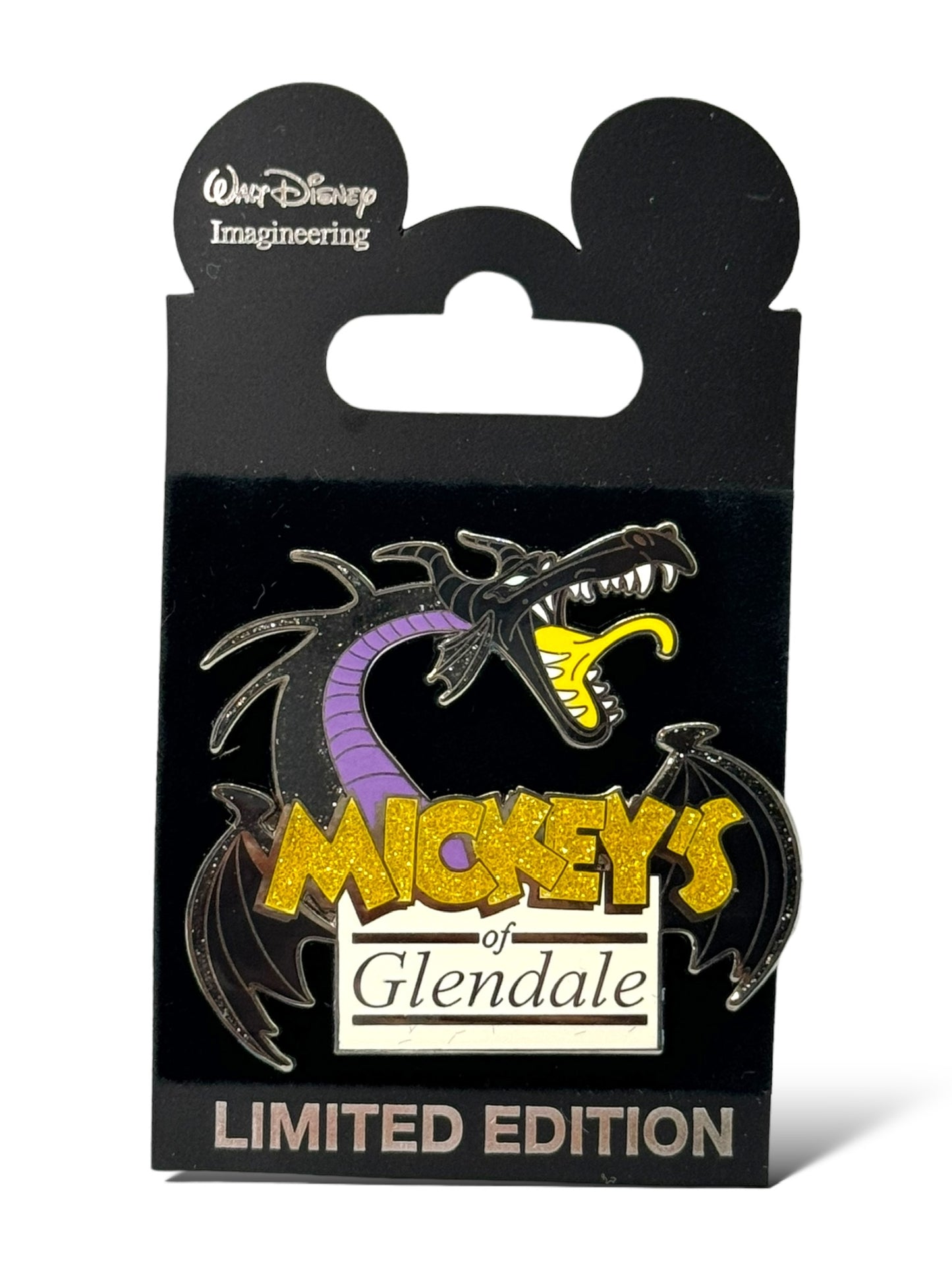 WDI Mickey's of Glendale Sign Maleficent Dragon Pin