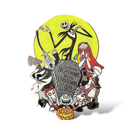 Disney Auctions 10th Anniversary Nightmare Before Christmas Jumbo Pin