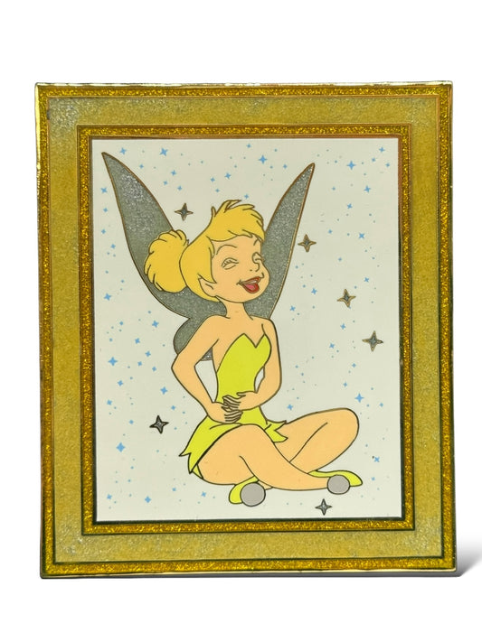 Disney Auctions Tinker Bell Laughing Oversized Frame Pin