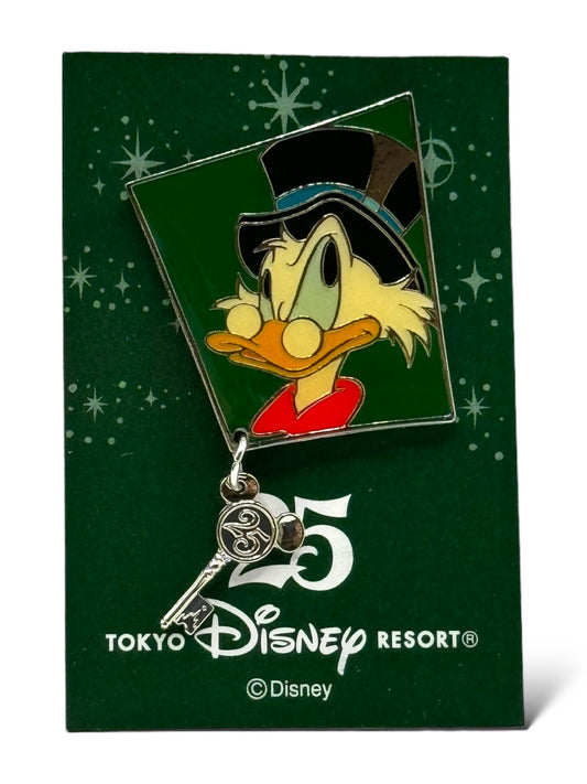 TDR 25th Anniversary Character Sketch Scrooge McDuck Pin