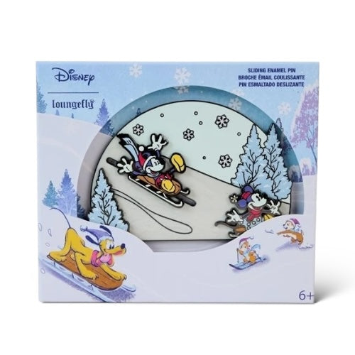 Mickey and Friends Winter Wonderland Sliding Jumbo Pin