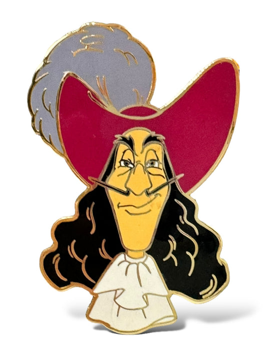 Disney Shopping Jumbo Faces Captain Hook Pin