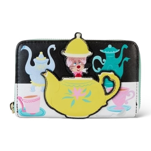 Loungefly Alice in Wonderland Unbirthday Party Zip-Around Wallet