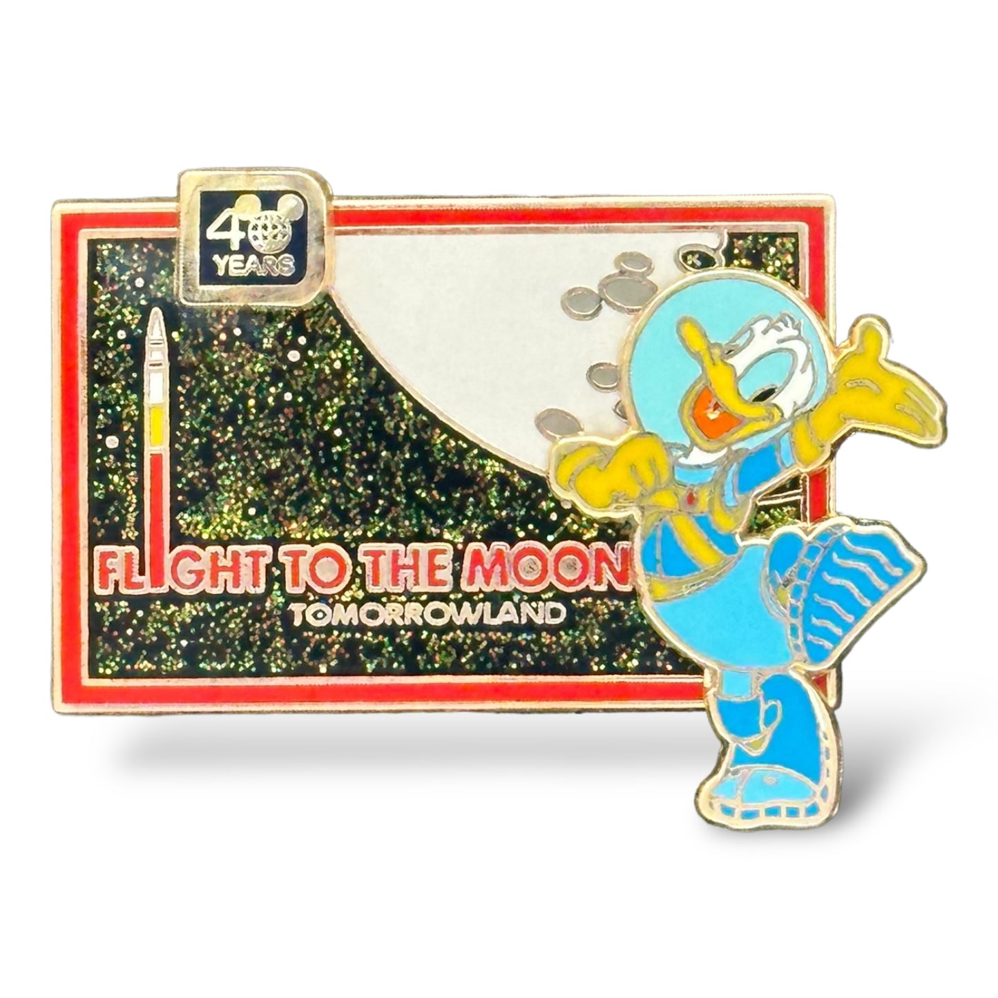 WDW 40th Anniversary Flight to the Moon Donald Pin