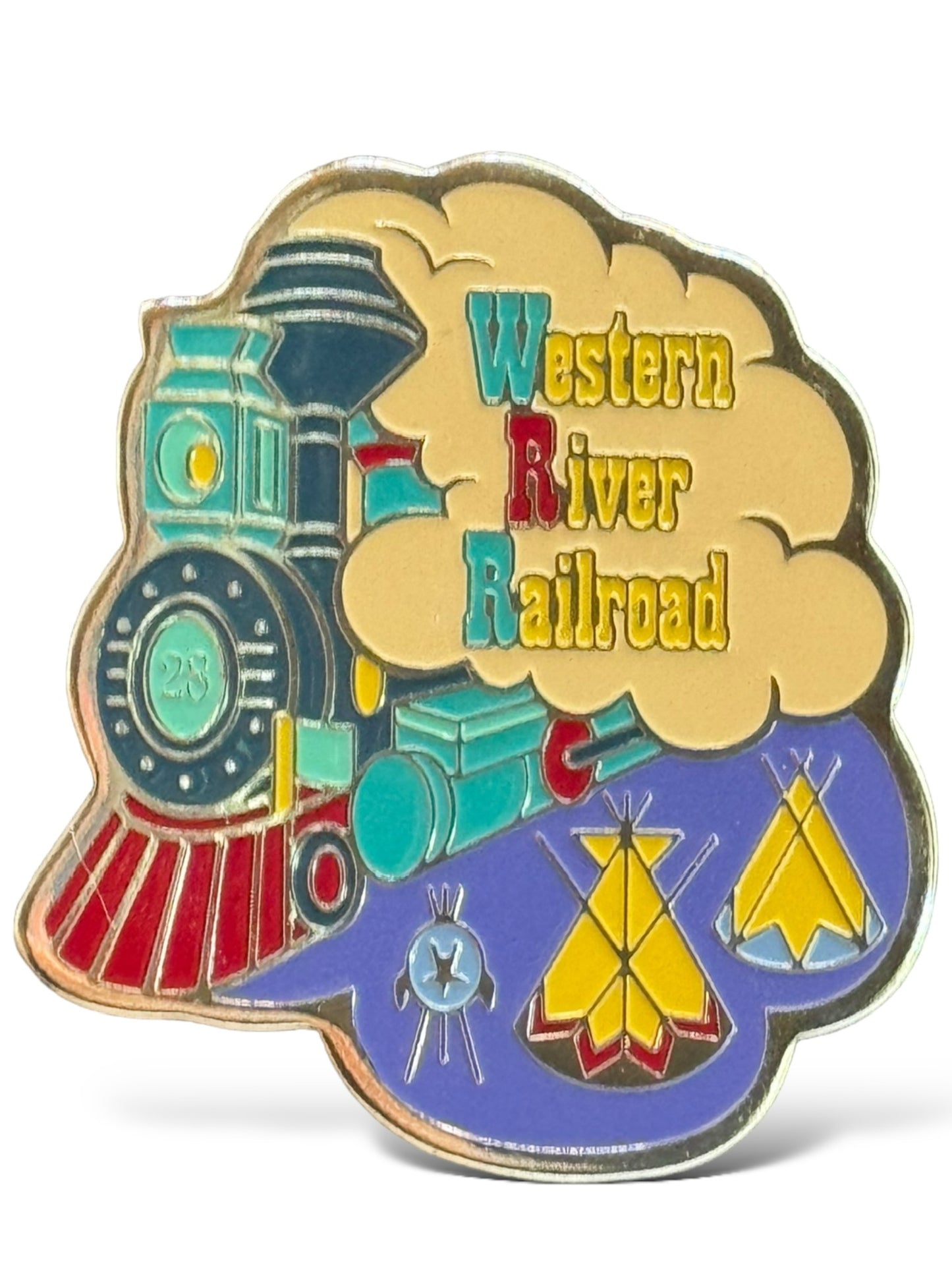 TDR Cutie Attractions Western River Railroad Pin