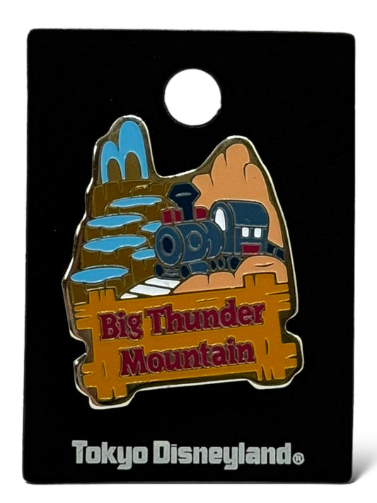 TDR Cutie Attractions Big Thunder Mountain Pin