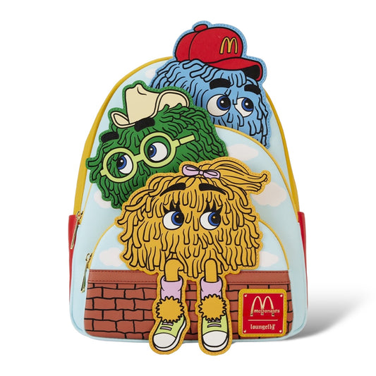 Loungefly McDonald's Fry Guys Triple Pocket Mini-Backpack
