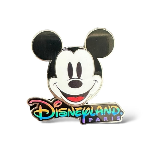 DLRP Mickey Rainbow Logo Pin