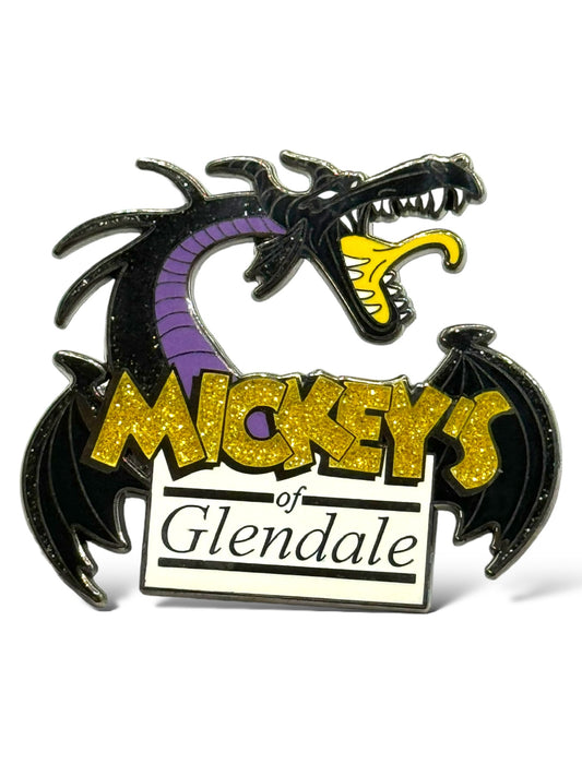 WDI Mickey's of Glendale Sign Maleficent Dragon Pin