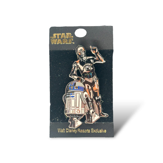 WDW Star Wars Weekend 2002 R2D2 and C-3PO Light Up Pin