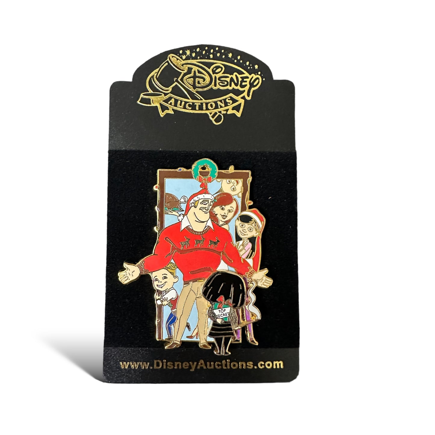 Disney Auctions Home For The Holidays The Incredibles Pin