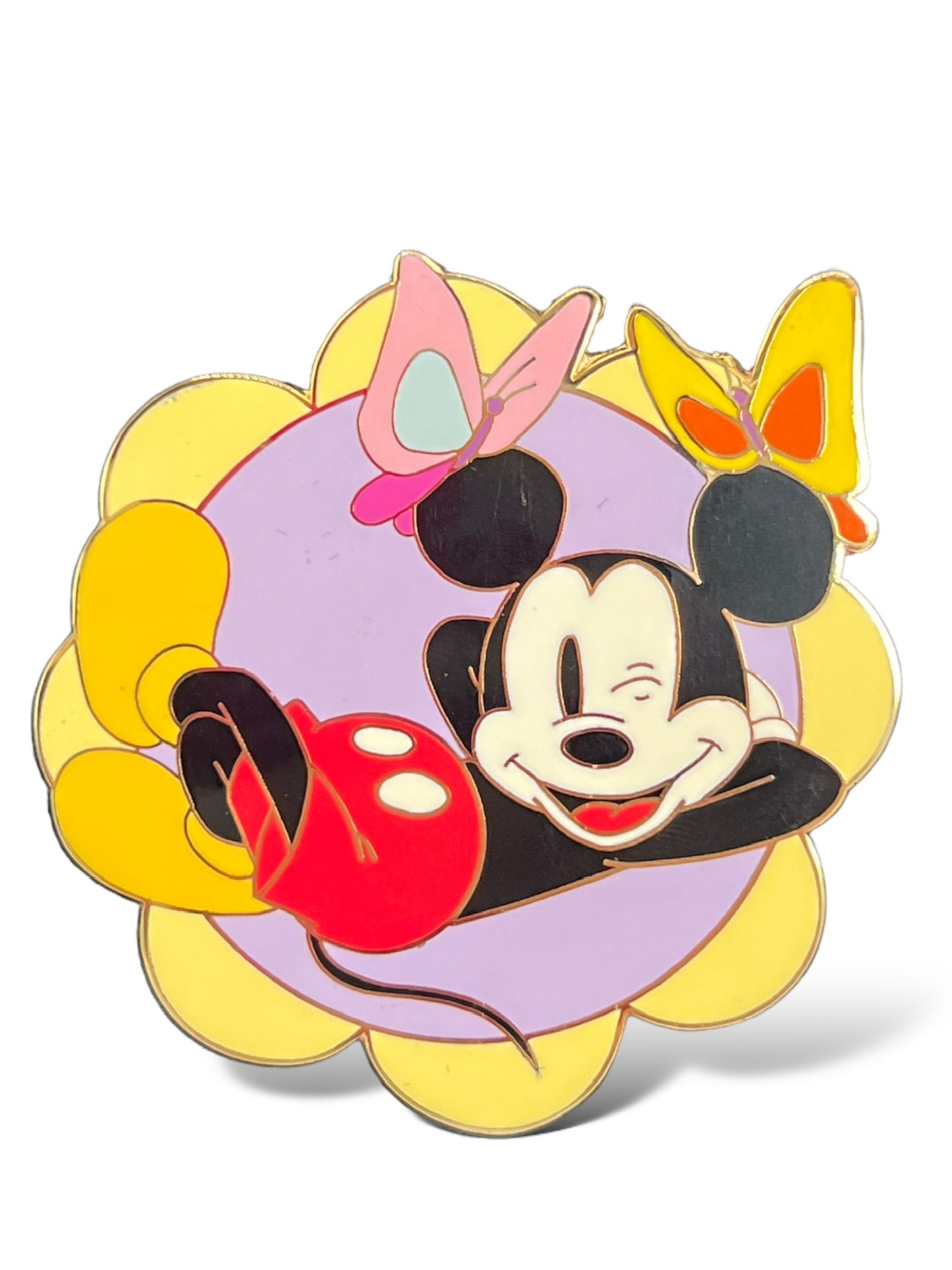 Disney Auctions Spring Flowers Mickey Pin