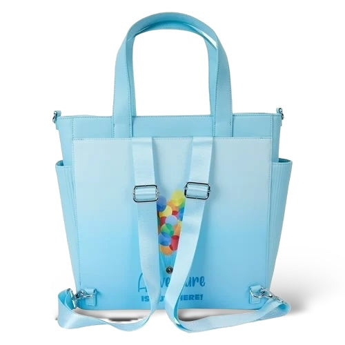 Loungefly Pixar's Up 15th Anniversary Convertible Tote Bag