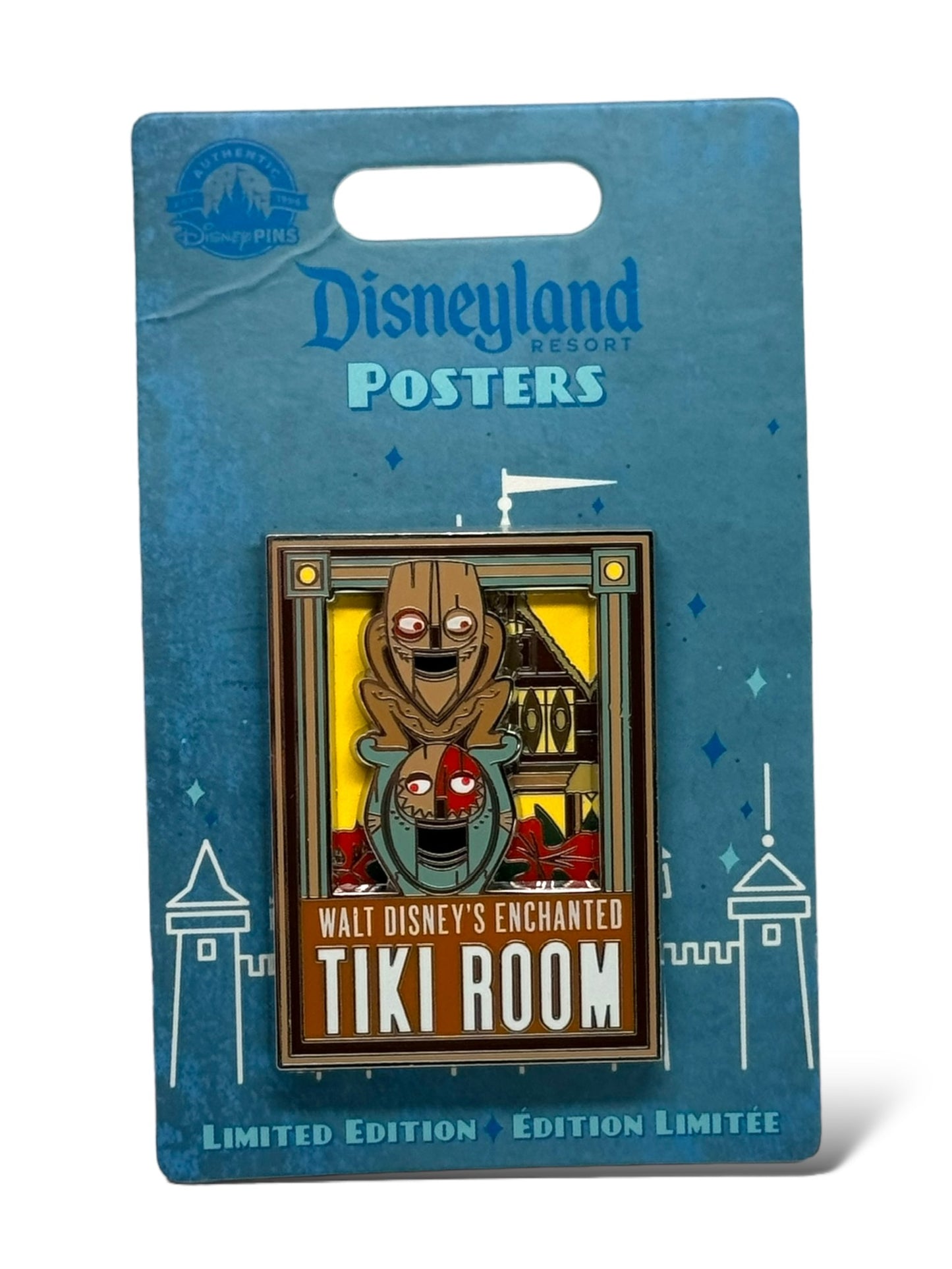 DLR Disneyland Attraction Poster Enchanted Tiki Room Pin
