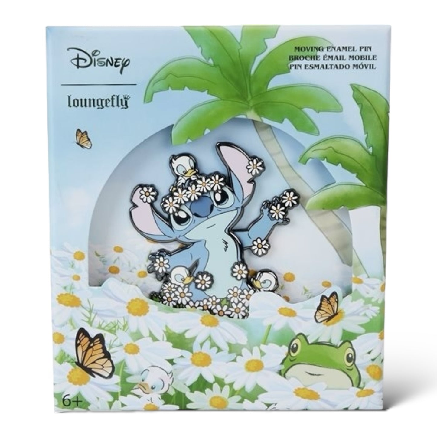 Loungefly Lilo & Stitch Springtime Stitch Jumbo Pin