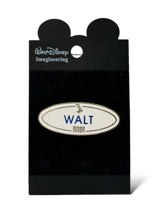WDI MAPO Skinny Walt Name Tag Pin
