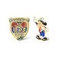 DEC Disneyland Resort Security Mickey and Badge Pin Set