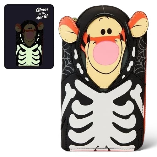 Winnie The Pooh Tigger Skeleton Zip-Around Wallet