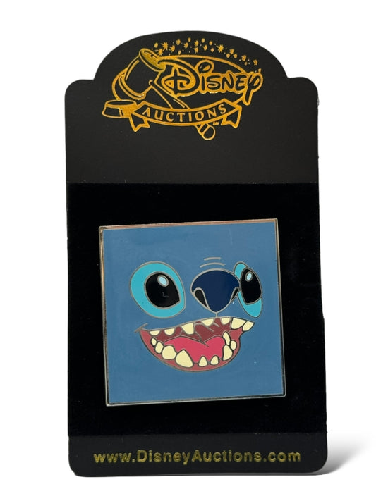 Artist Proof Disney Auctions Character Faces Stitch Silver Metal Pin