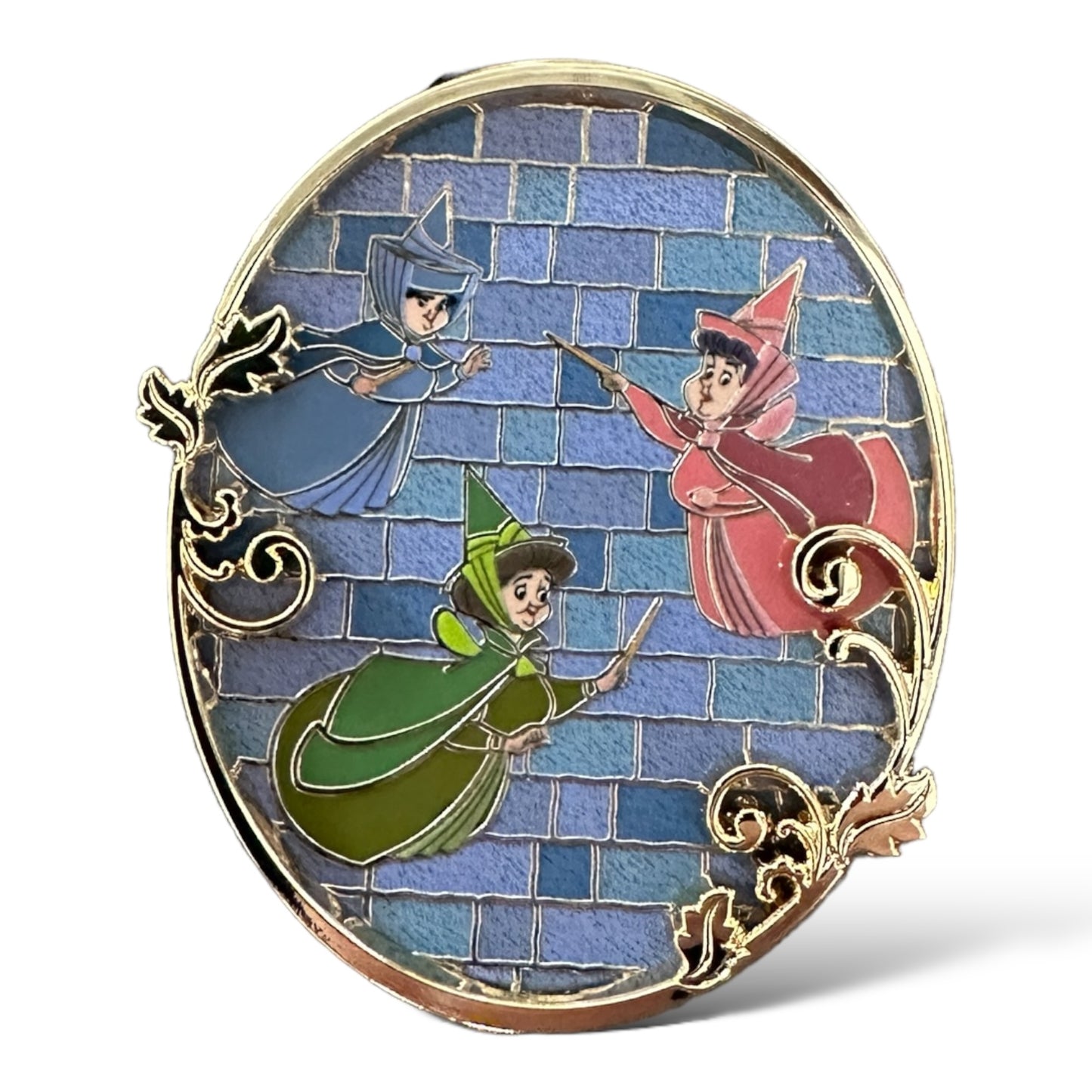 DSSH 65th Anniversary Sleeping Beauty Flora, Fauna, and Merryweather Pin