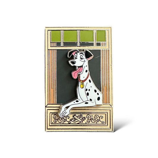 DSSH Dogs in Window Pongo Pin