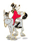 Disney Auctions Goofy on Horseback Pin