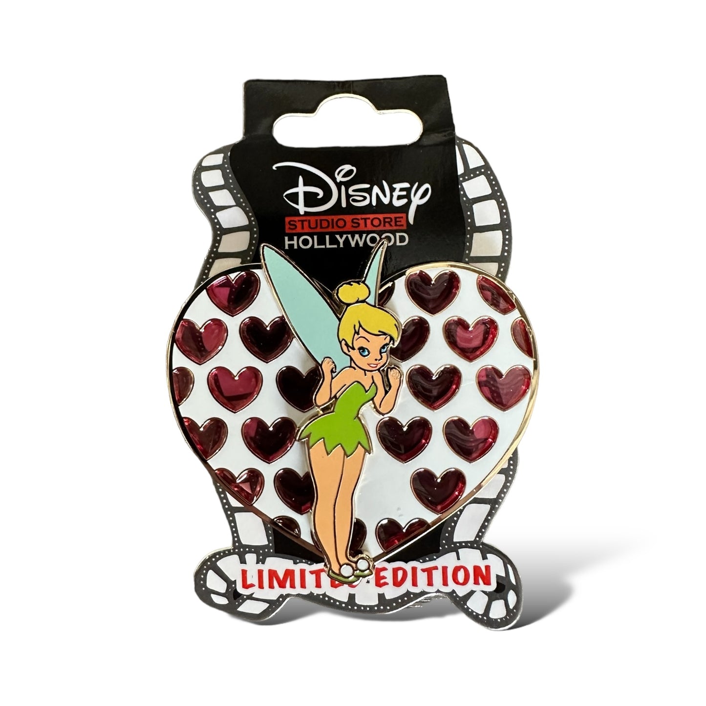 DSSH Valentine's Day Hearts Tinker Bell Pin