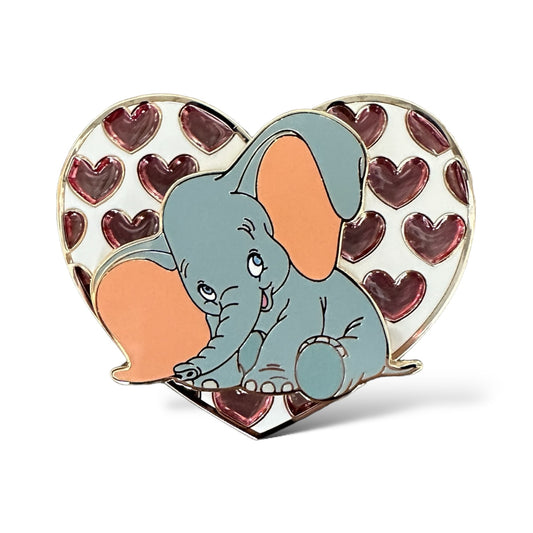 DSSH Valentine's Day Hearts Dumbo Pin