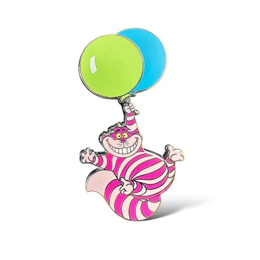 DLRP Character Balloons Cheshire Blue and Green Balloons Pin