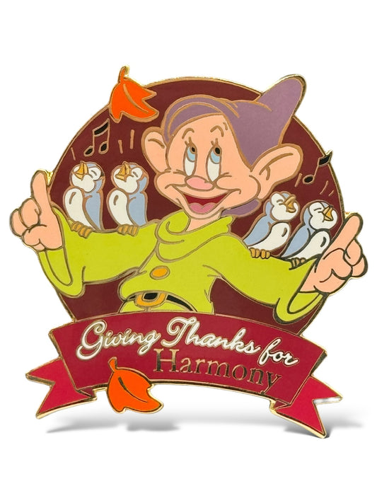 Disney Auctions Giving Thanks For Harmony Dopey Pin