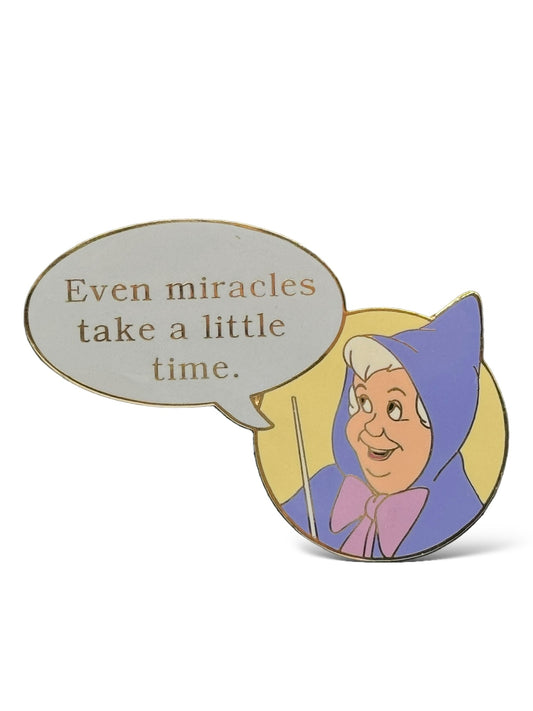 Disney Auctions Film Quote Fairy Godmother Pin