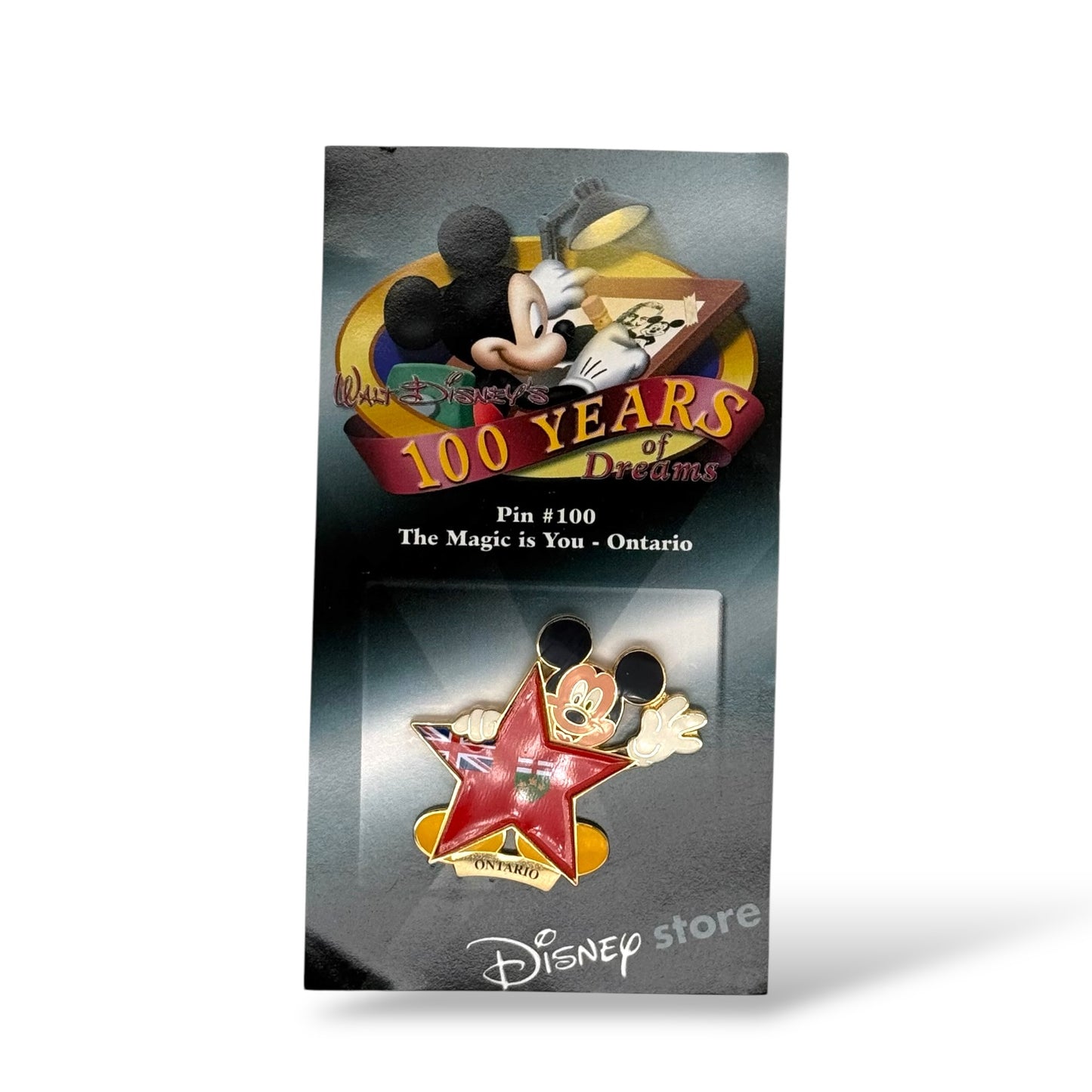 Disney Store 100 Years of Dreams The Magic is You Ontario Pin