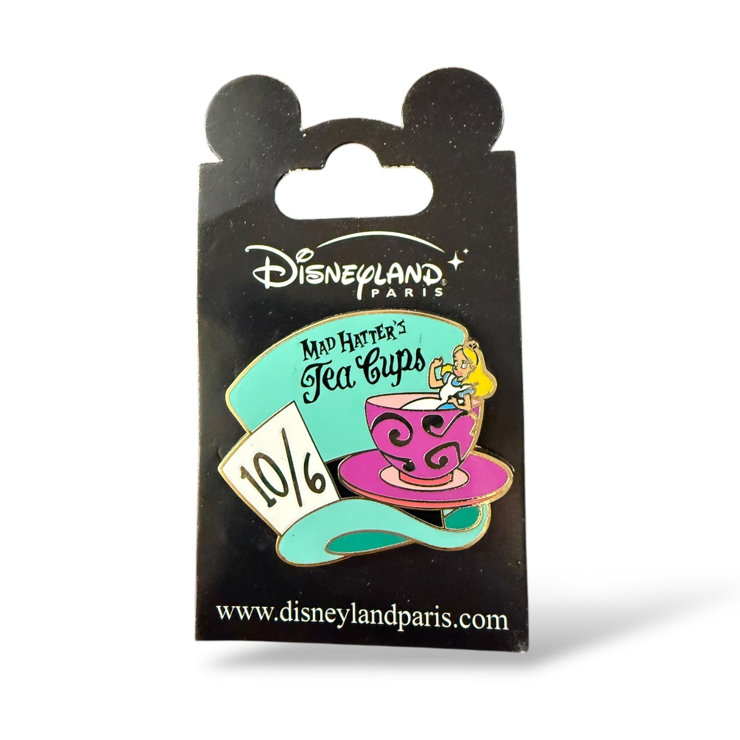 DLRP Mad Hatter's Tea Cups attraction Alice in Wonderland Pin